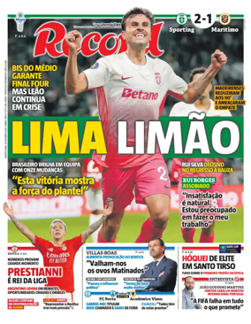 Cover of Record (Portugal)