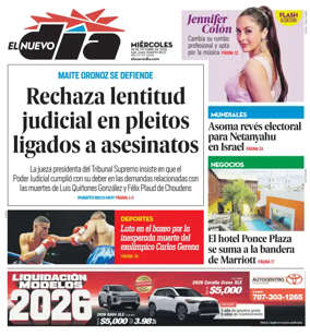 Cover of El Nuevo Dia