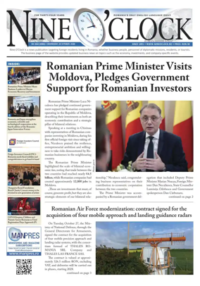 Cover of Nine o clock (Romania) Daily