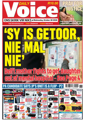 Cover of Daily Voice (South Africa)