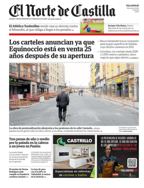 Cover of Norte de Castilla (Valladolid)