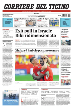 Cover of Corriere del Ticino