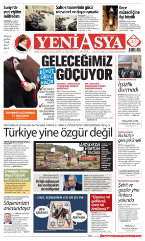 Cover of Yeni Asya