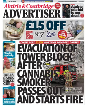 Cover of Airdrie & Coatbridge Advertiser