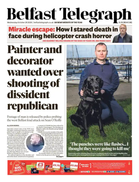 Cover of Belfast Telegraph