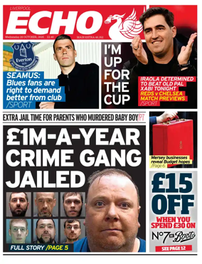Cover of Liverpool Echo