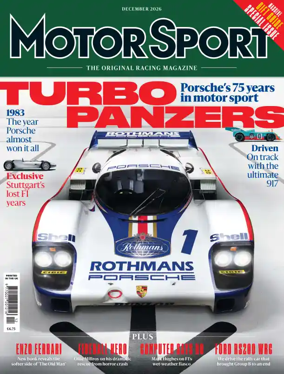 Cover of Motor Sport Magazine