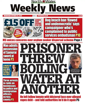 Cover of North Wales Weekly News
