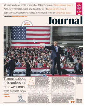 Cover of The Guardian e-paper Journal