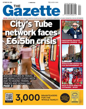 Cover of Uxbridge Gazette