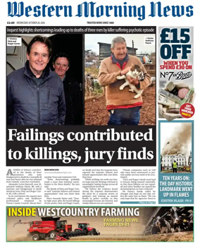 Cover of Western Morning News