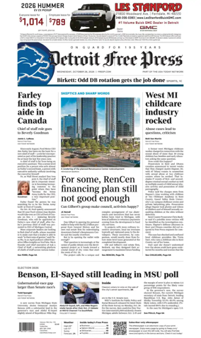 Cover of Detroit Free Press
