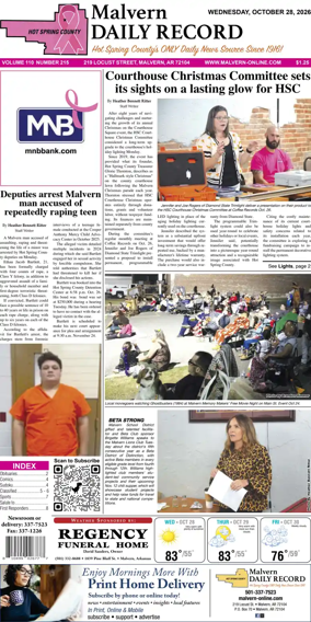 Cover of Malvern Daily Record