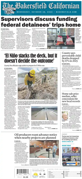 Cover of The Bakersfield Californian