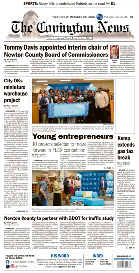Cover of The Covington News