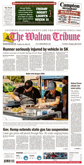 Cover of The Walton Tribune