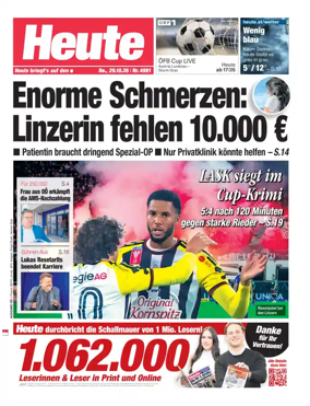 Cover of Heute - Oberosterreich Ausgabe