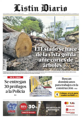 Cover of Listin Diario