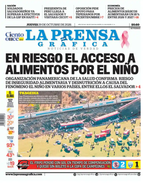 Cover of La Prensa Grafica