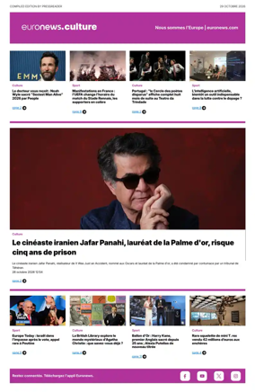 Cover of Euronews Culture (French)