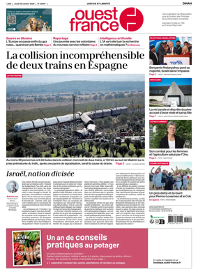 Cover of Ouest France (Dinan)