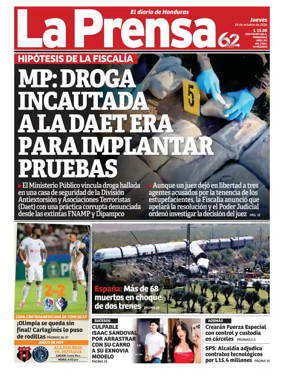Cover of Diario La Prensa