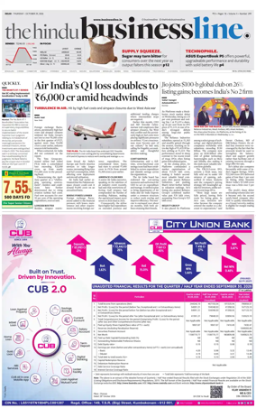 Cover of BusinessLine (Delhi)