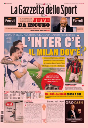 Cover of La Gazzetta dello Sport - Milano