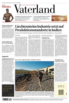 Cover of Liechtensteiner Vaterland