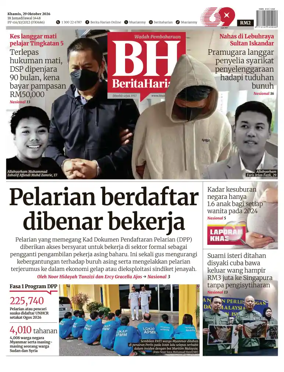 Cover of Berita Harian