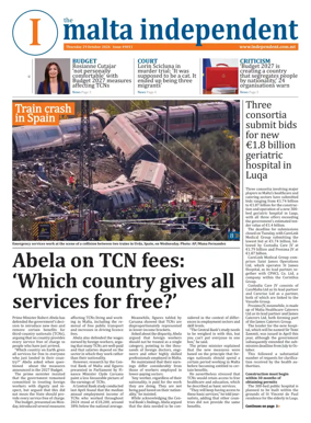 Cover of Malta Independent