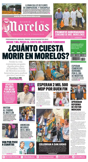 Cover of Diario de Morelos