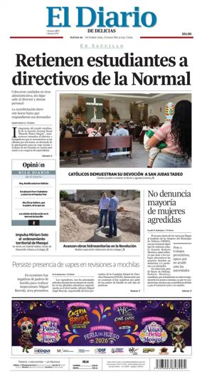 Cover of El Diario de Delicias
