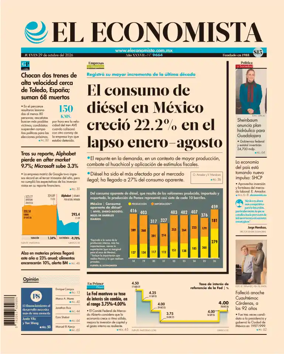 Cover of El Economista (Mexico)