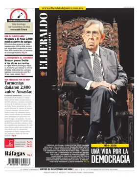 Cover of El Heraldo de Juarez