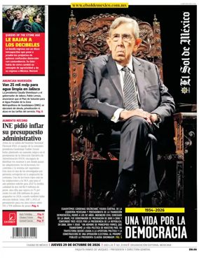 Cover of El Sol de Mexico