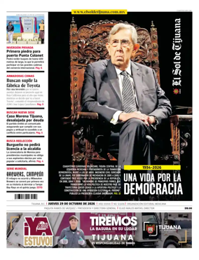 Cover of El Sol de Tijuana