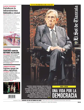 Cover of El Sol de Tlaxcala