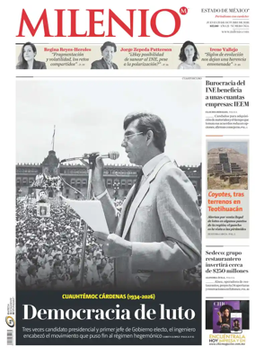 Cover of Milenio Edo de Mexico