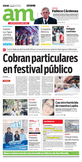 Cover of Periodico AM (Leon)