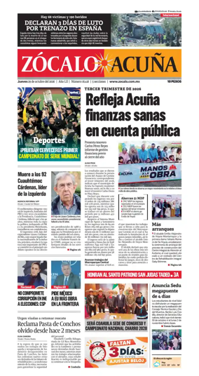 Cover of Zocalo Acuna