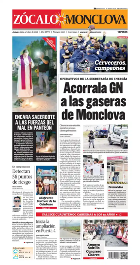 Cover of Zocalo Monclova