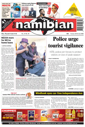 Cover of The Namibian