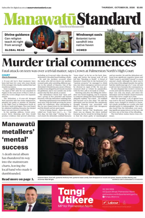 Cover of Manawatu Standard