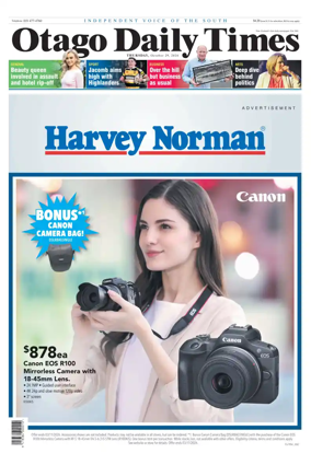 Cover of Otago Daily Times