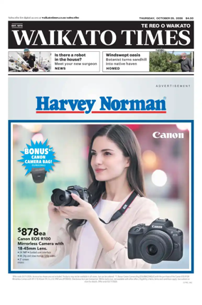 Cover of Waikato Times