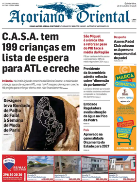 Cover of Acoriano Oriental