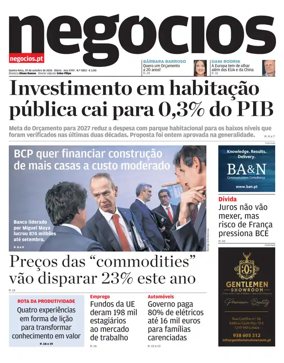 Cover of Jornal de Negocios