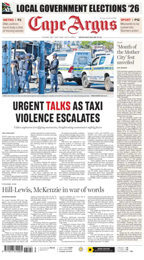 Cover of Cape Argus