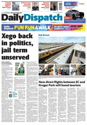 Cover of Daily Dispatch
